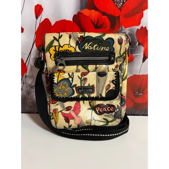 Sakroots Peace crossbody bag in EUC. - Picture 1 of 10